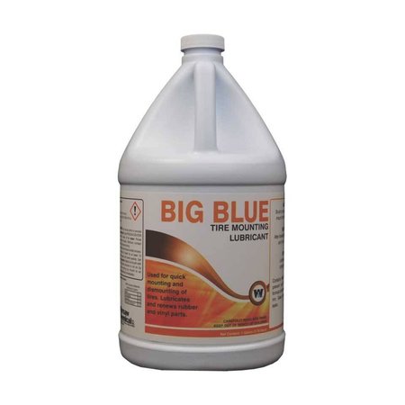 WARSAW CHEMICAL Big Blue Tire Mounting Lubricant, 1-Gallon, 4PK 21574-0000004